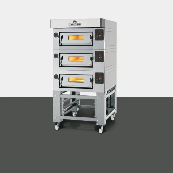 ITALFORNI CL STAND Modular Electric Deck Oven for Pizza, Bakery & Pastry