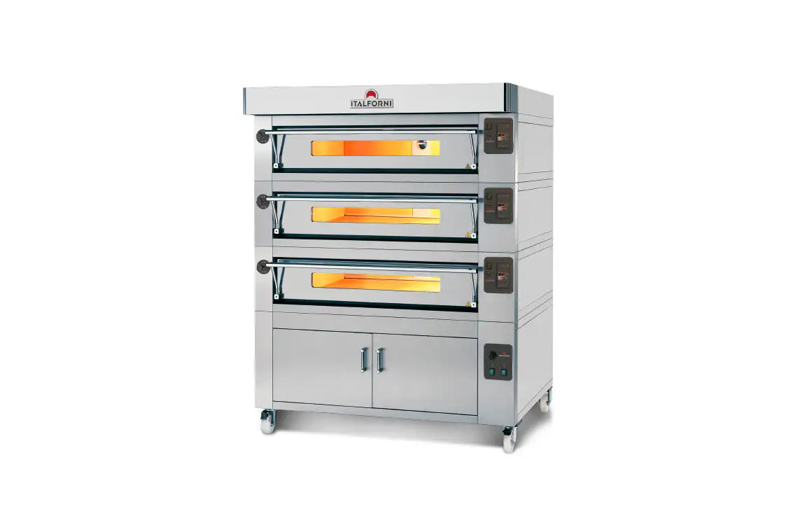 ITALFORNI EURO CLASSIC Professional Electric Pizza Deck Oven (EC6/EC8/EC9/EC12 I/R)