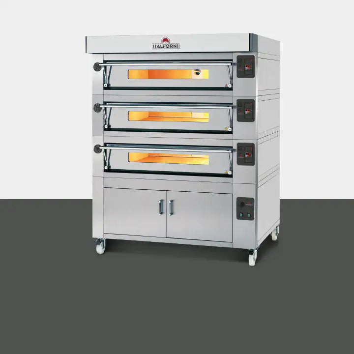 ITALFORNI EURO CLASSIC Professional Electric Pizza Deck Oven (EC6/EC8/EC9/EC12 I/R)