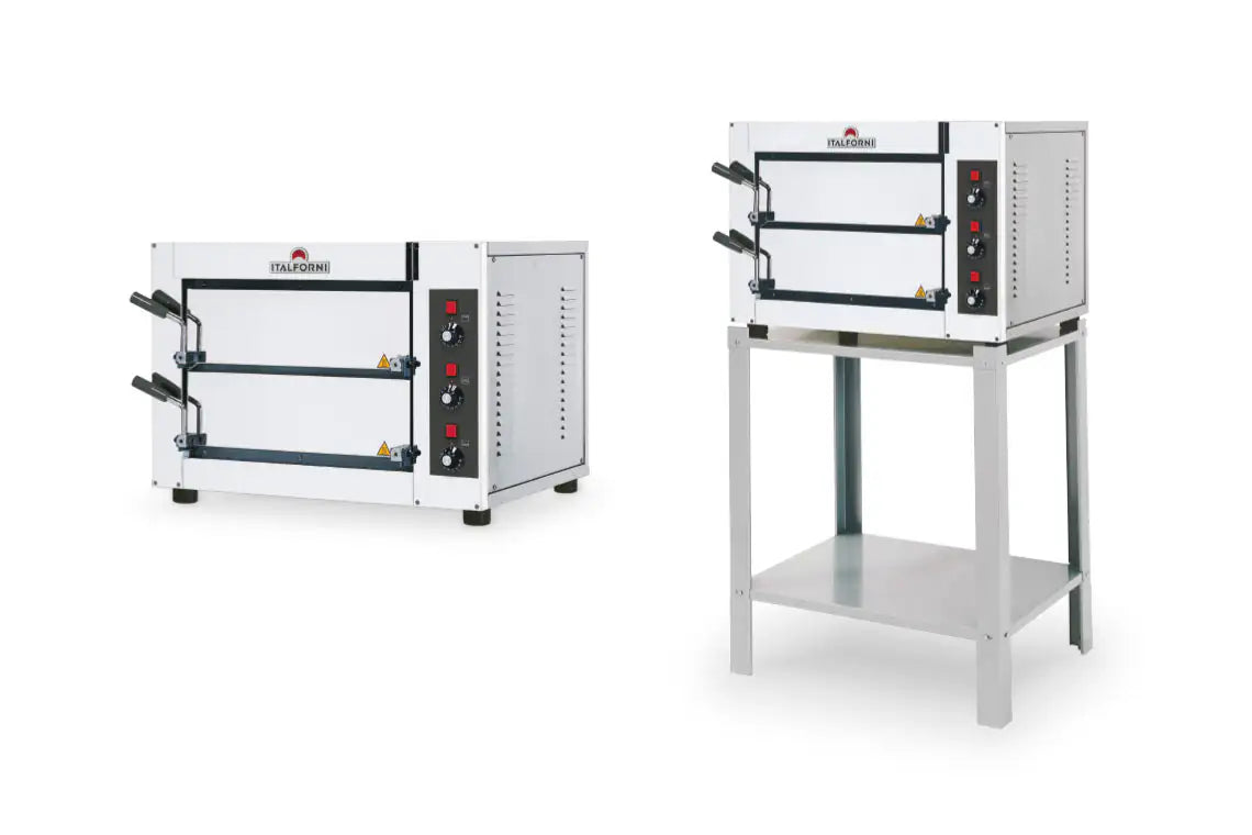 ITALFORNI FAST 50 Electric Oven for Pizza and Pastry (2-Chamber, 450°C, 400V 3Ph)