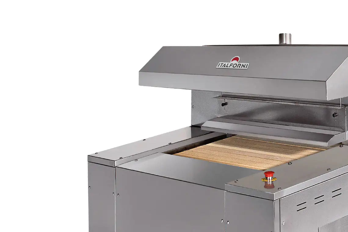 ITALFORNI Industrial Stone Stainless Steel Tunnel Conveyor Oven