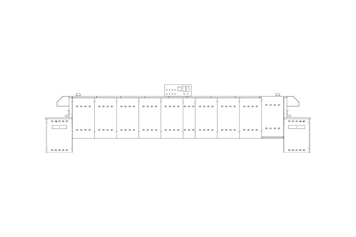 ITALFORNI Industrial Stone Stainless Steel Tunnel Conveyor Oven