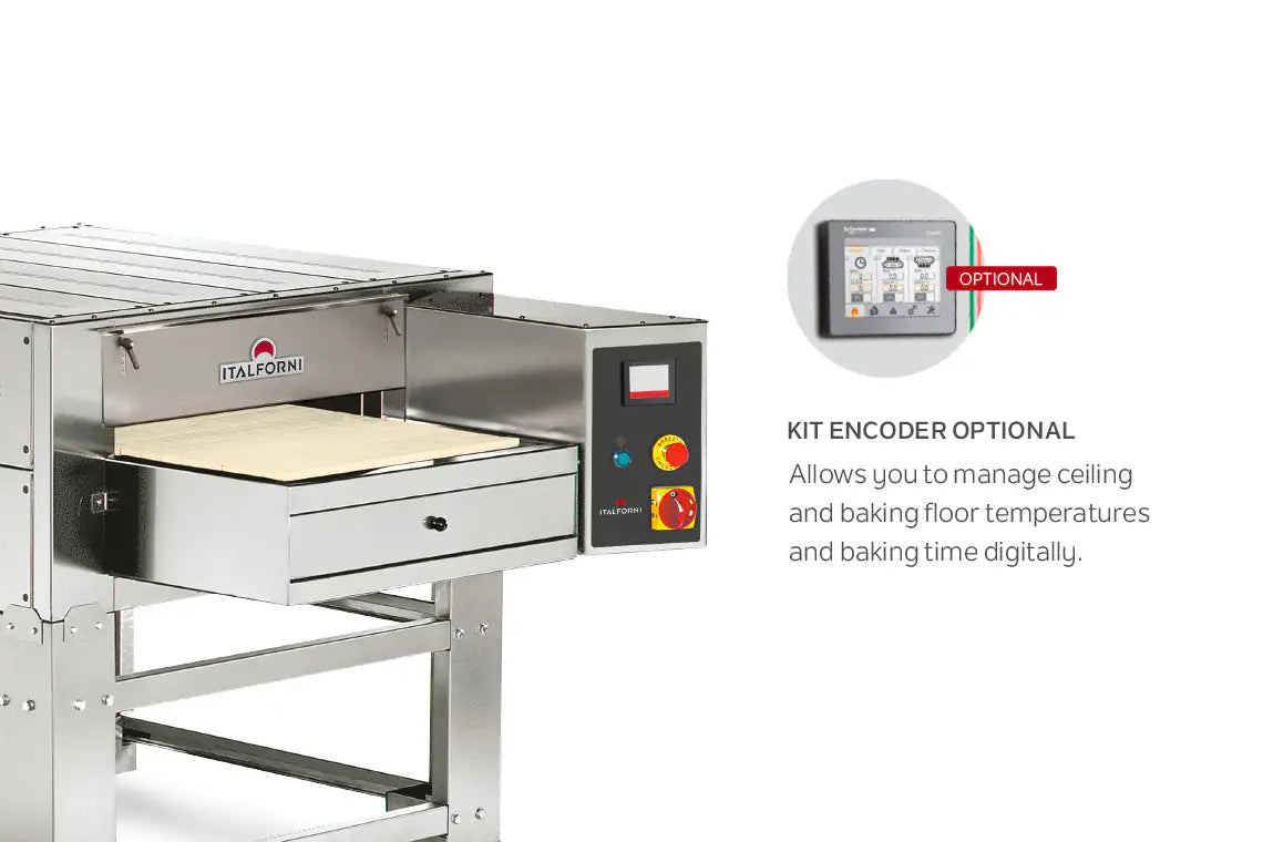 ITALFORNI Tunnel Stone Electric Conveyor Oven with Refractory Stone (TSA/TSB/TSC)