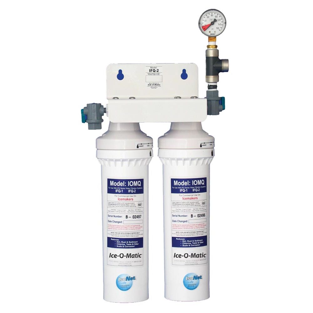 Ice-O-Matic IFQ2 Water Filter Manifold Dual Filter 3.0 GPM