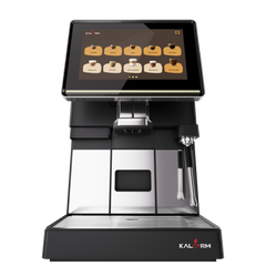 Kalerm O203 All-in-One Commercial Bean-to-Cup Coffee Machine with Dual Bean Hoppers & Elite Foam System