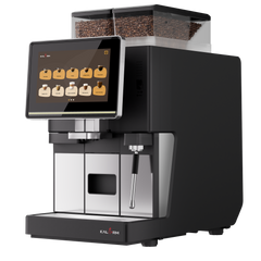 Kalerm O203 All-in-One Commercial Bean-to-Cup Coffee Machine with Dual Bean Hoppers & Elite Foam System