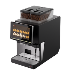 Kalerm O203 All-in-One Commercial Bean-to-Cup Coffee Machine with Dual Bean Hoppers & Elite Foam System