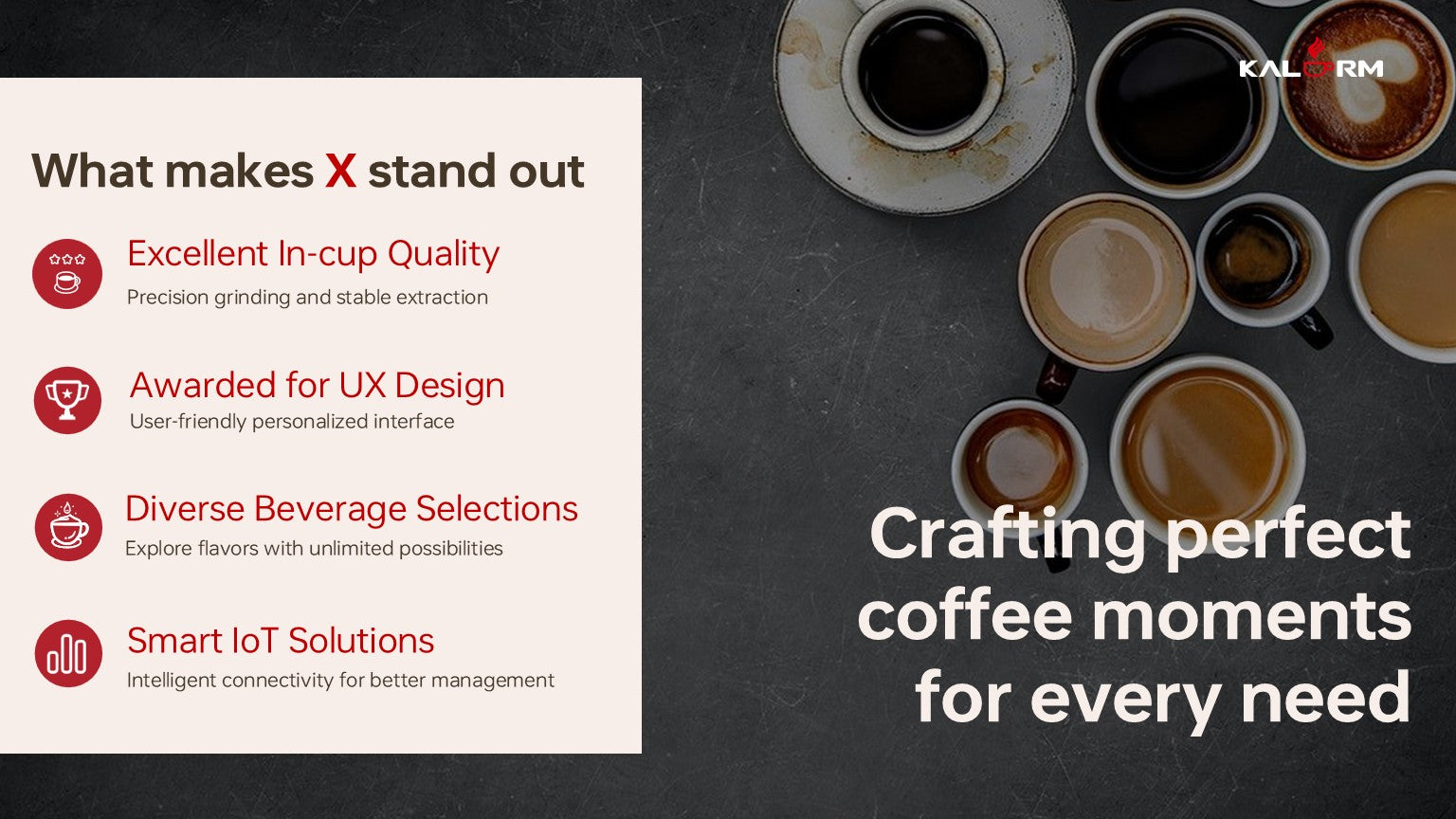 Kalerm X860C UL Commercial Bean-to-Cup Coffee Machine - 120V