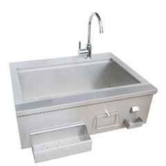 KoKoMo 30" Built-In Bartender Cocktail Station With Sink & Ice Chest