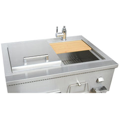 KoKoMo 30" Built-In Bartender Cocktail Station With Sink & Ice Chest