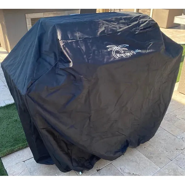 KoKoMo 3 Burner 26 Inch Grill Cart Cover (Canvas, Velcro Straps)