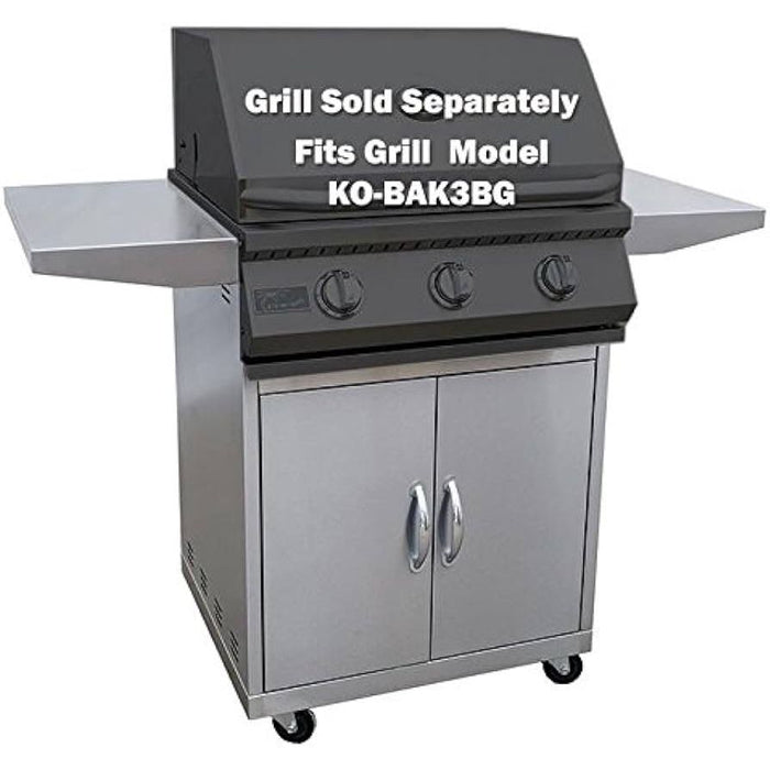 KoKoMo 3 Burner Grill Cart for 26 Inch KoKoMo Grill, 304 Stainless