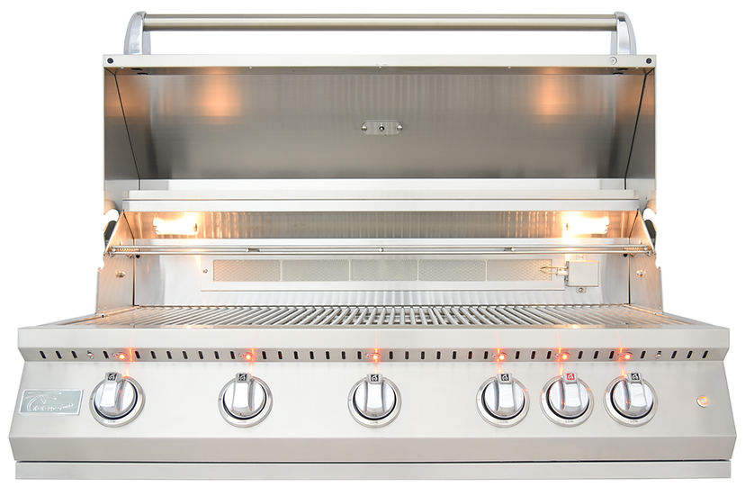 KoKoMo 40" Professional Built-In Stainless Steel Grill - 5 Burner