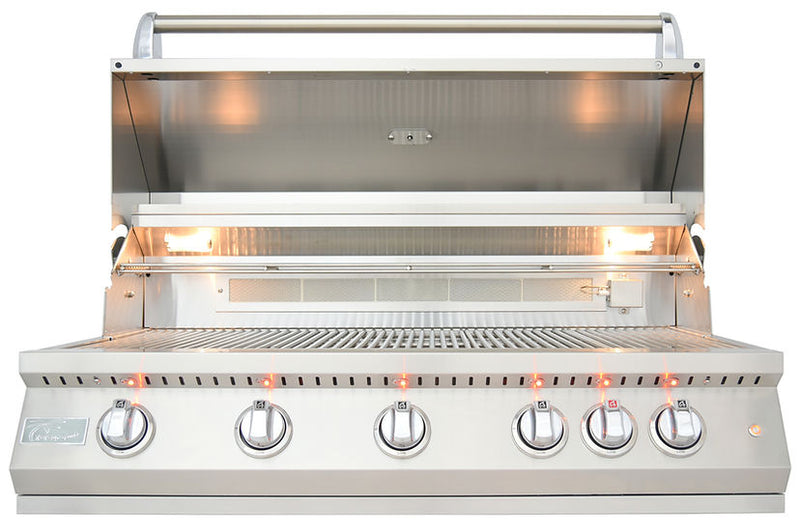 KoKoMo 40" Professional Built-In Stainless Steel Grill - 5 Burner