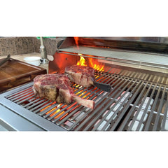 KoKoMo Aruba BBQ Island with 12' x 12' Pergola & Built-In Grill