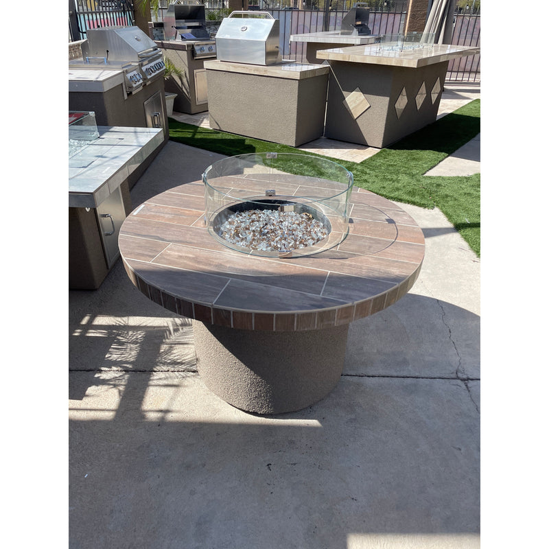 KoKoMo Bahama Firepit Floor Model 4' Round with 14x20 Access Door