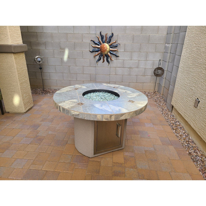 KoKoMo Bahama Outdoor Fire Table 4' Top Diameter 30" Tall
