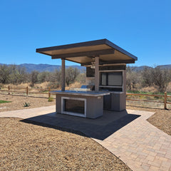 KoKoMo Baja With Patio Cover Modular Outdoor Kitchen