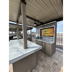 KoKoMo Baja With Top Outdoor Kitchen 12x12 Pergola