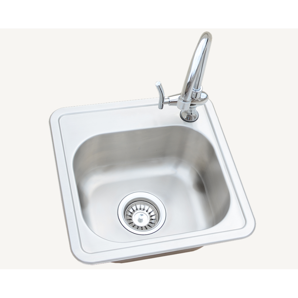 KoKoMo Built-In 15x15 Outdoor Kitchen Sink