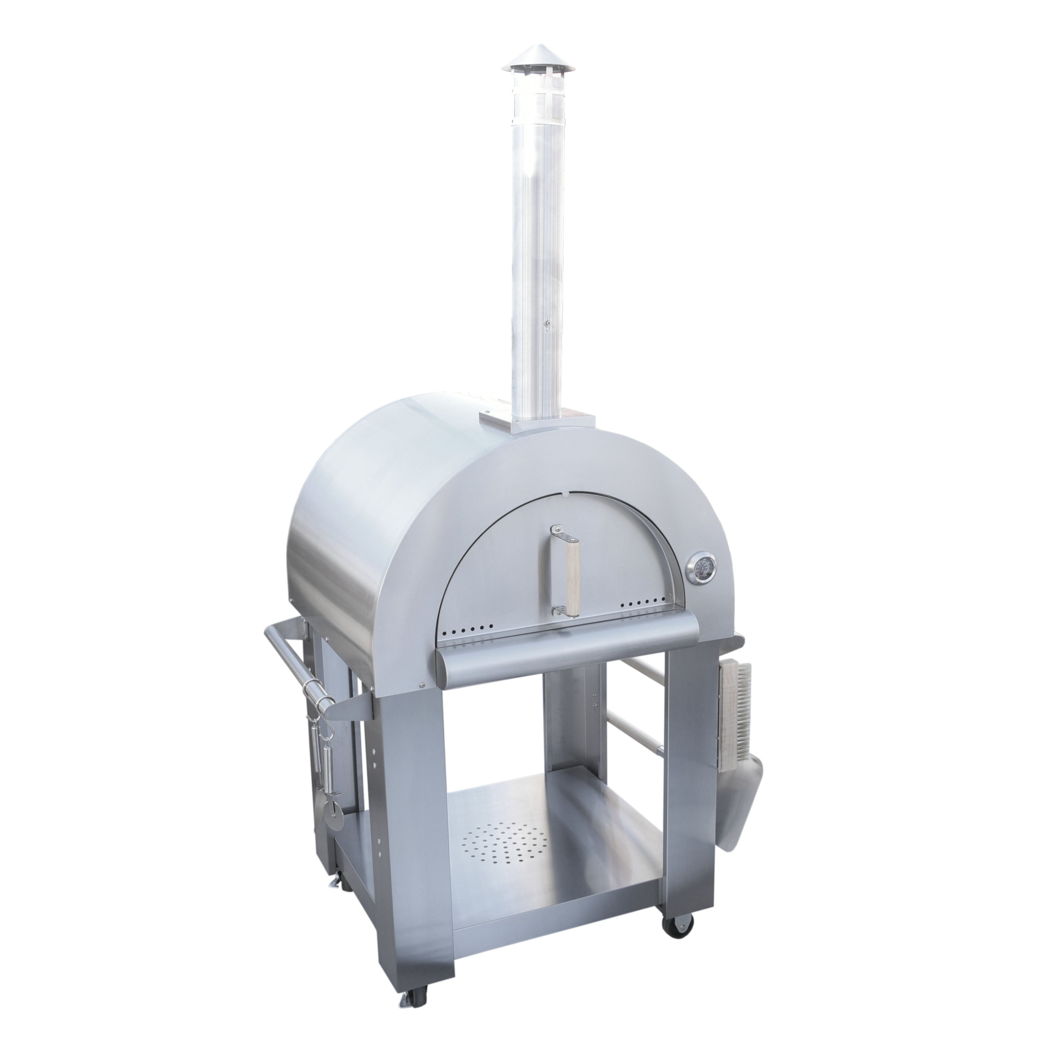 KoKoMo Built-In 32” Wood Fired 304 Stainless Steel Pizza Oven