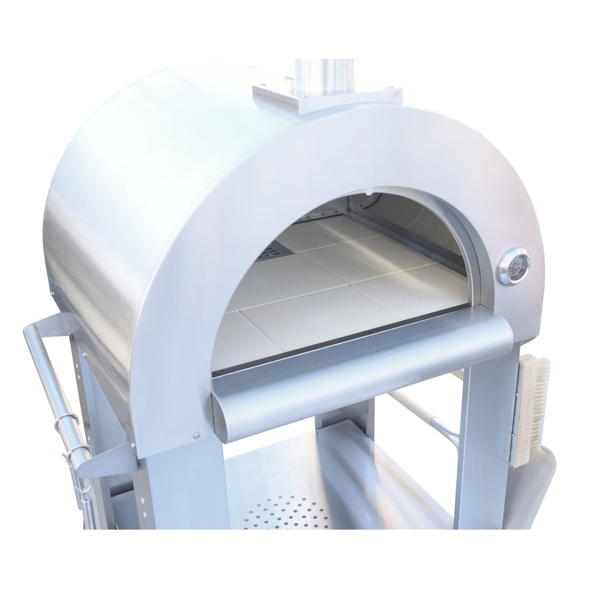 KoKoMo Built-In 32” Wood Fired 304 Stainless Steel Pizza Oven