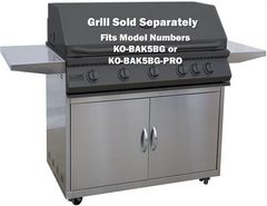 KoKoMo Cart Models 304 Stainless Steel Grill Cart (26/32/40)