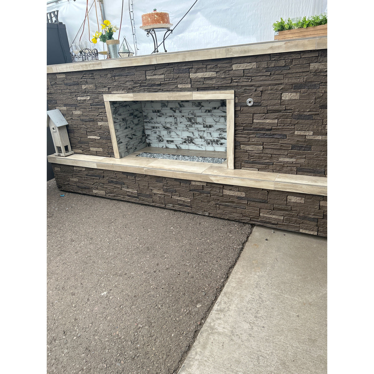 KoKoMo Entertainer Fireplace 10' NG/LP