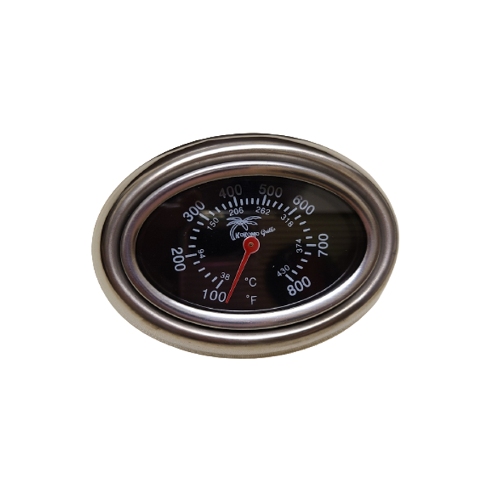 KoKoMo Grill Hood Temperature Gauge with Fahrenheit and Celsius