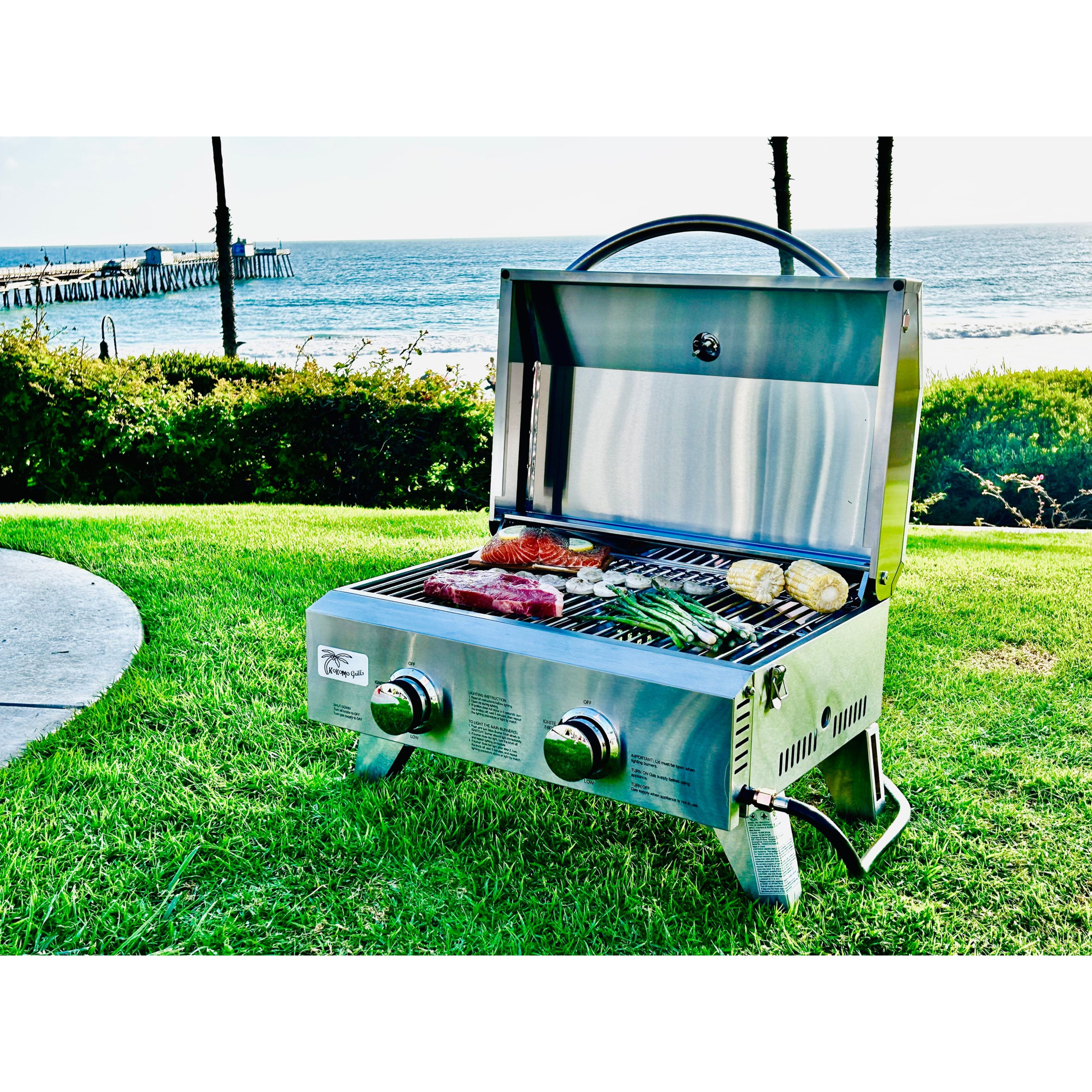 KoKoMo Grill On The Go Portable Tabletop Gas Grill
