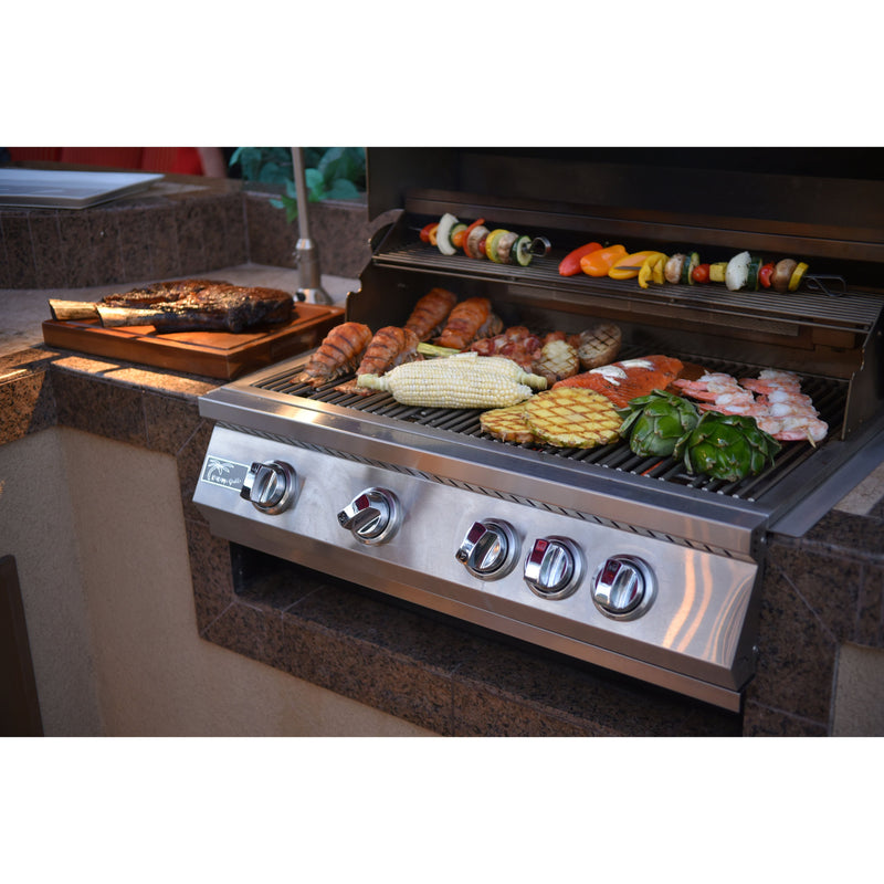 KoKoMo Kokomo 32” Built-In Gas Grill (4 Burner/Back Burner)
