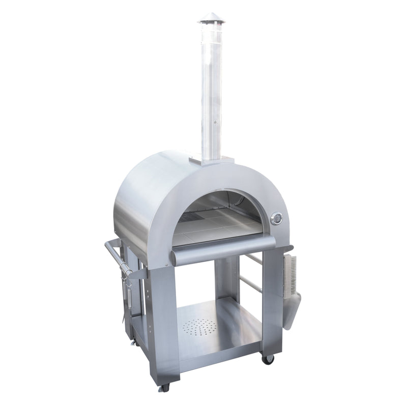 KoKoMo Kokomo 32” Wood Fired Stainless Steel Pizza Oven