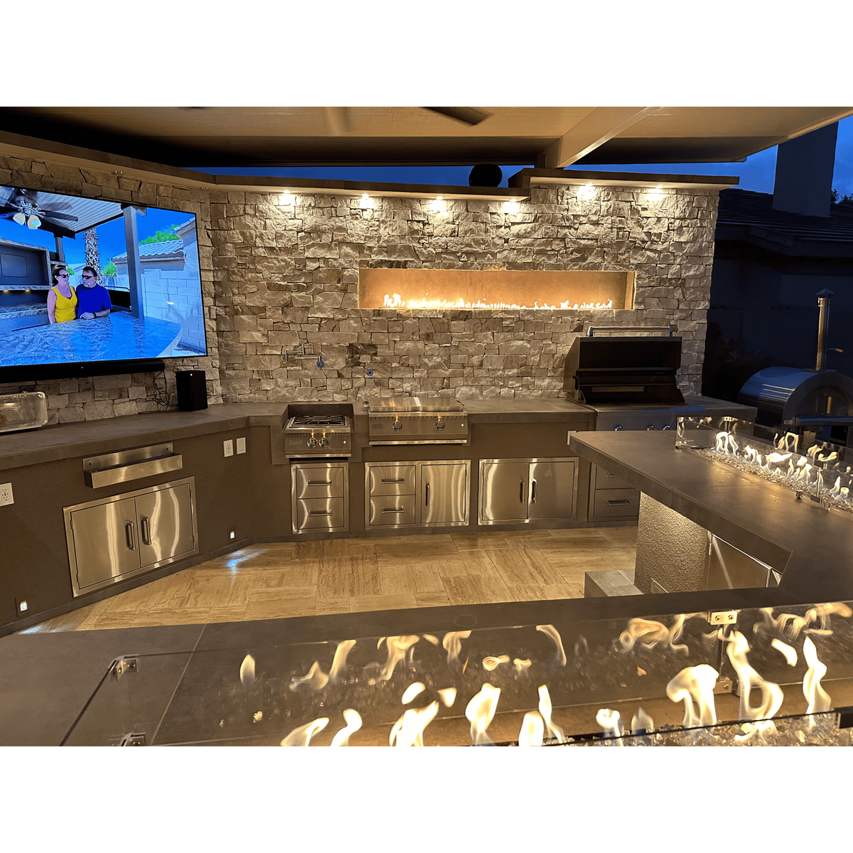 KoKoMo Luxury Outdoor Kitchen BBQ Grill Island