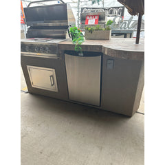 KoKoMo Maui BBQI Island 7'6" Outdoor Kitchen Island with Grill & Fridge