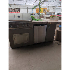 KoKoMo Maui BBQI Island 7'6" Outdoor Kitchen Island with Grill & Fridge