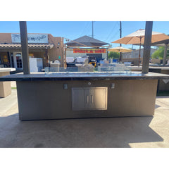 KoKoMo Montego Outdoor Kitchen 20x16 ft BBQ Island with Pergola