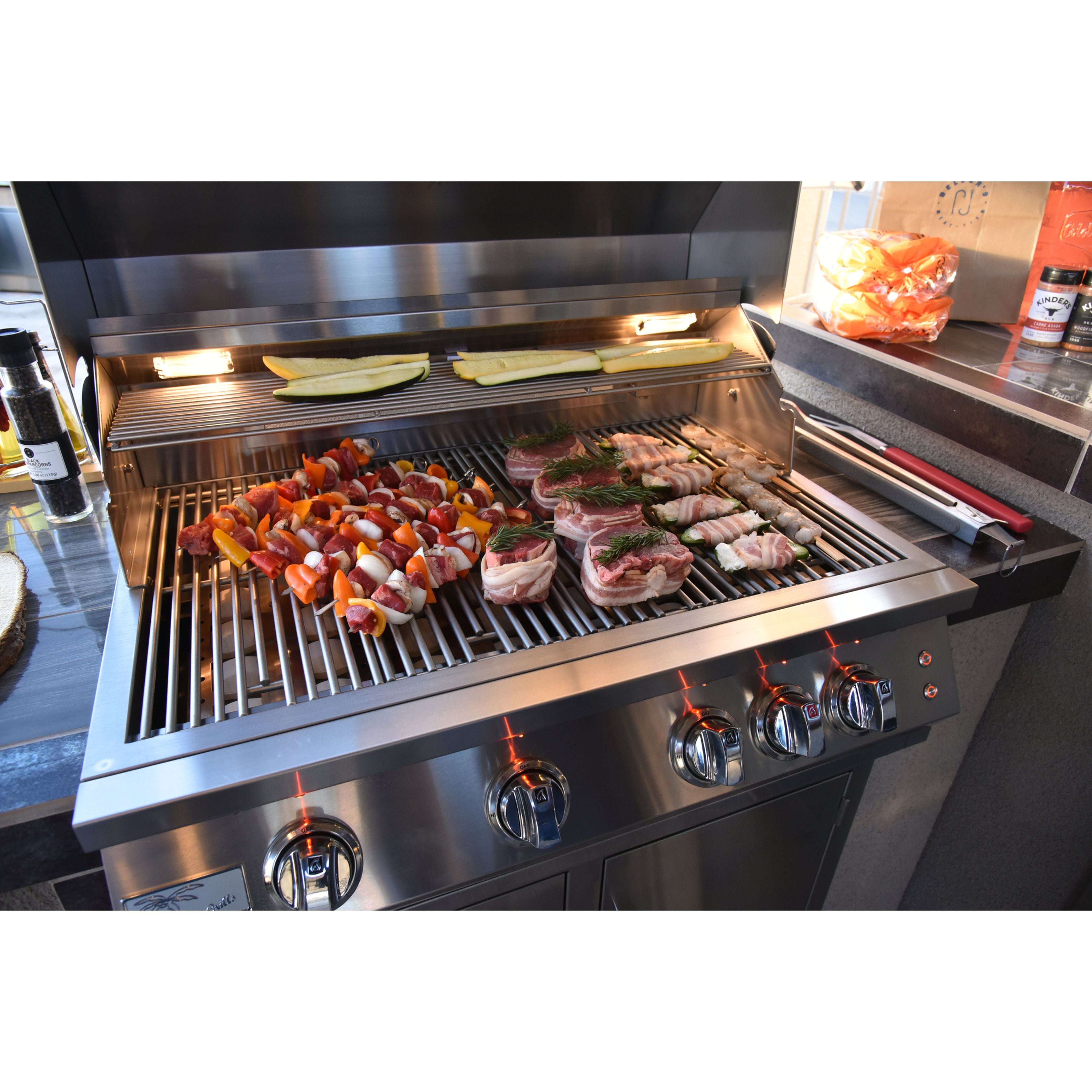 KoKoMo Outdoor Kitchen Montego Model BBQ Island BBQ Grill