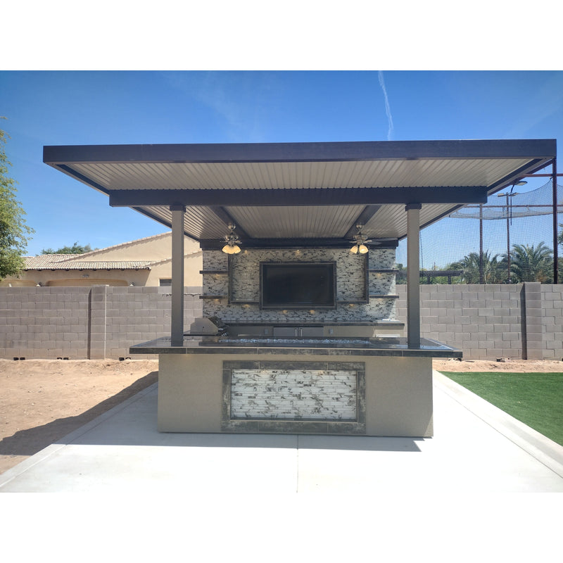 KoKoMo Outdoor Kitchen Montego Model BBQ Island BBQ Grill