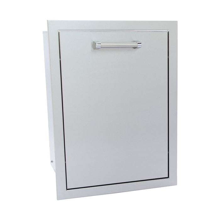 KoKoMo Outdoor Kitchen Stainless Steel Trash/Propane Pull-Out
