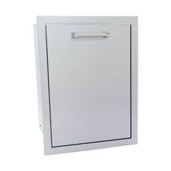 KoKoMo Outdoor Kitchen Stainless Steel Trash/Propane Pull-Out