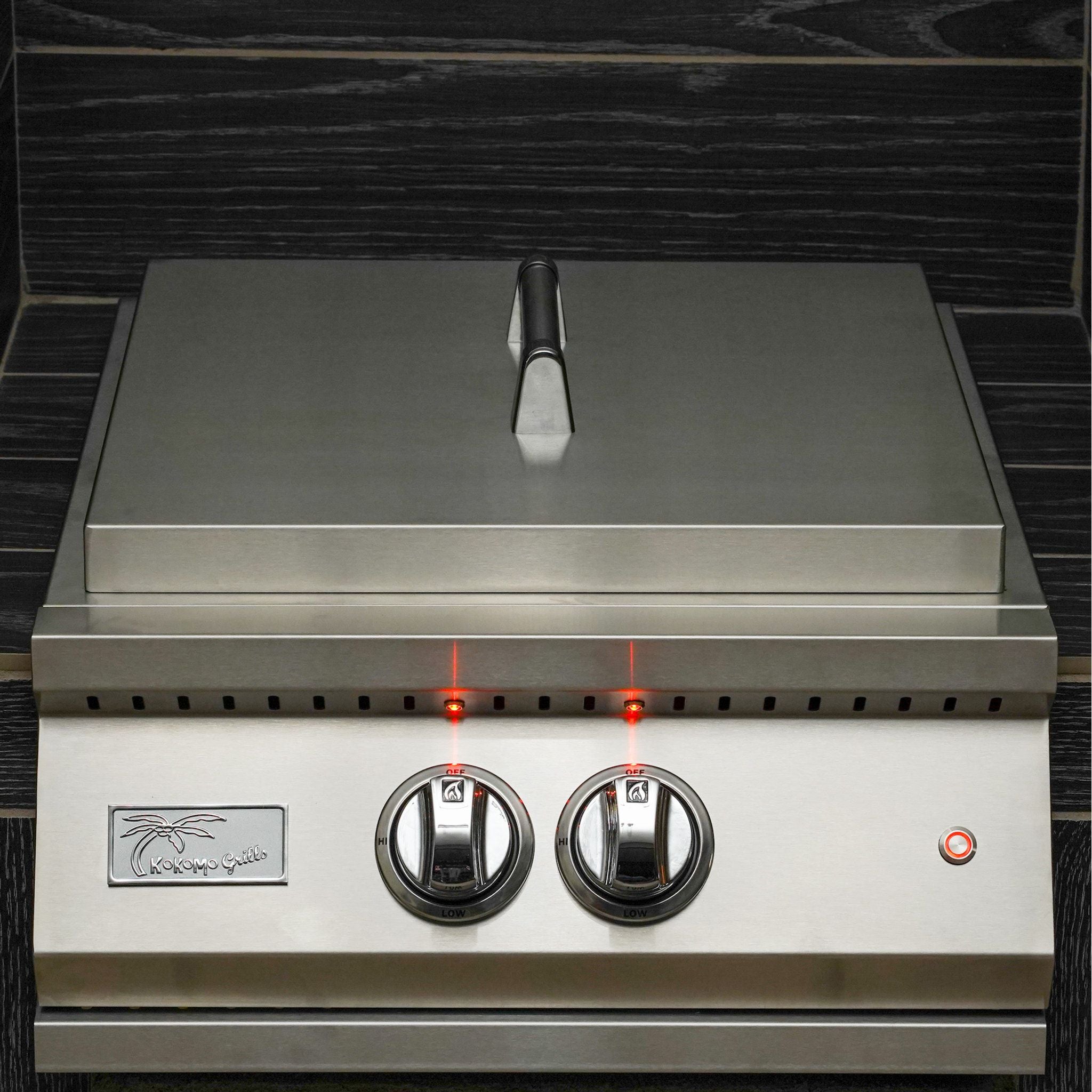KoKoMo Professional Built-in Power Burner with LED Lights & Wok Grate