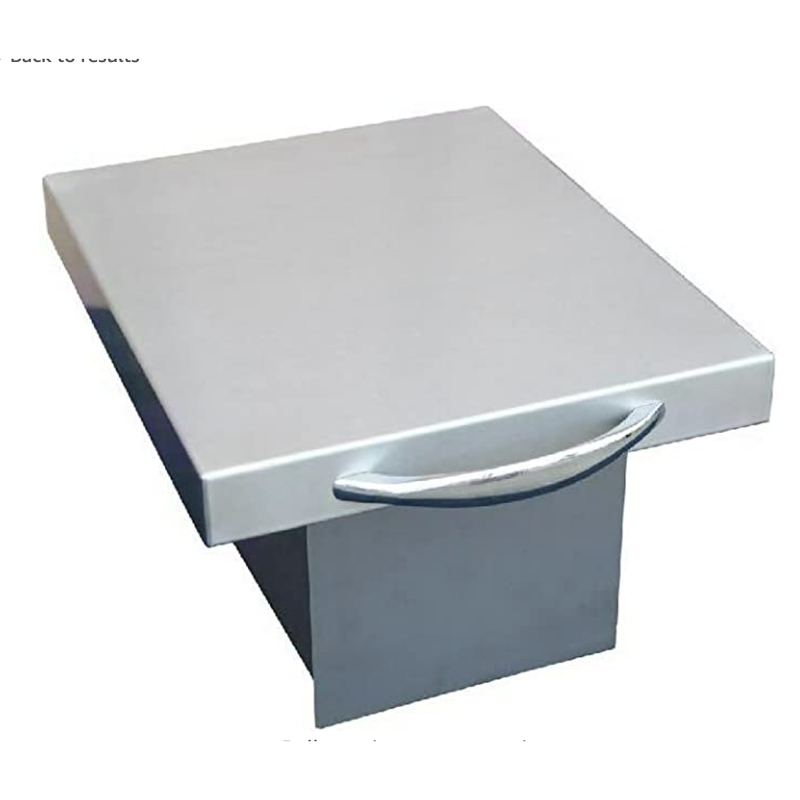 KoKoMo Trash Chute and Cutting Board for BBQ Island Countertop