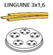Pasta Die Fimar Bronze Pasta Die for PF25E Pasta Extruder, Spaghetti, Maccheroni, Linguine, Sfoglia