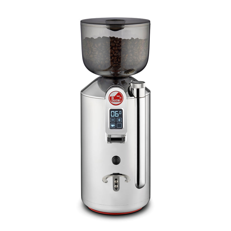 la Pavoni Cilindro Programmable LCD Flat Burr Coffee Grinder (50mm, 310W, 110V)
