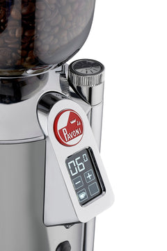 la Pavoni Cilindro Programmable LCD Flat Burr Coffee Grinder (50mm, 310W, 110V)