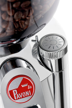 la Pavoni Cilindro Programmable LCD Flat Burr Coffee Grinder (50mm, 310W, 110V)