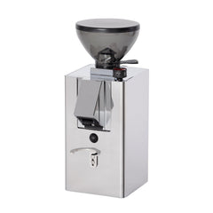 la Pavoni Kube Mill Flat Burr Coffee Grinder - Chrome Stainless Steel | LPGKBS02US