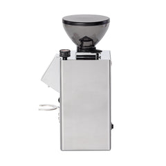 la Pavoni Kube Mill Flat Burr Coffee Grinder - Chrome Stainless Steel | LPGKBS02US