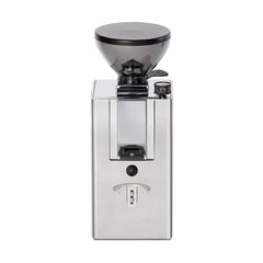 la Pavoni Kube Mill Flat Burr Coffee Grinder - Chrome Stainless Steel | LPGKBS02US