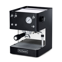 la Pavoni Casa Bar Black Manual Espresso Machine - 220-240V (LPMCBN01US)